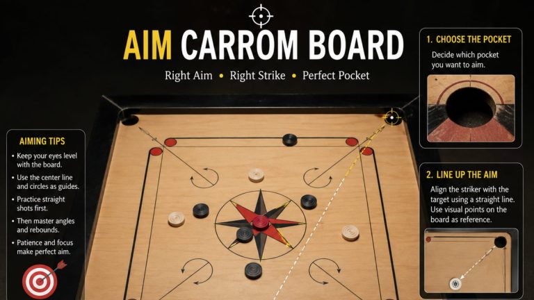 Aim Carrom Board: Master Your Shots With Better Aim, Strategy, and Gameplay