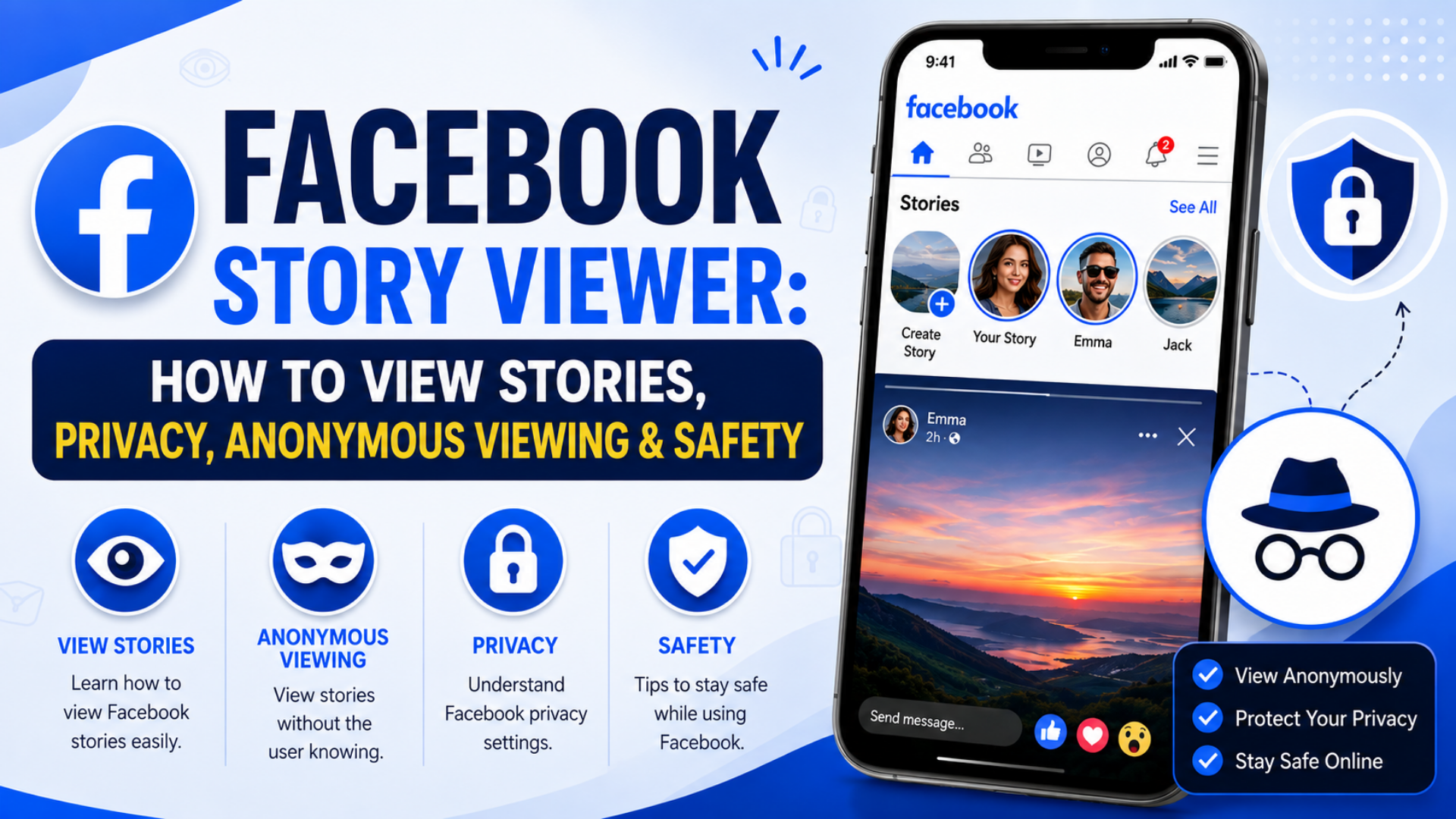 Facebook Story Viewer: How to View Stories, Privacy, Anonymous Viewing & Safety